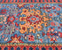 12 Ft Blue Aryana Afghan Hand Knotted Veg Dye Wool Runner Rug